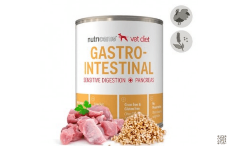 Read more about the article NutriCanis Gastro Intestinal vet diet / Pute + Quinoa