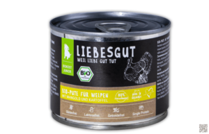Mehr über den Artikel erfahren Liebesgut BIO-Pute für Welpen