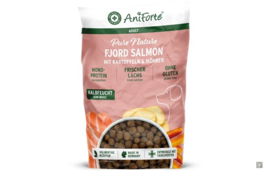 Mehr über den Artikel erfahren ANIforte halbfeuchtes Trockenfutter Lachs