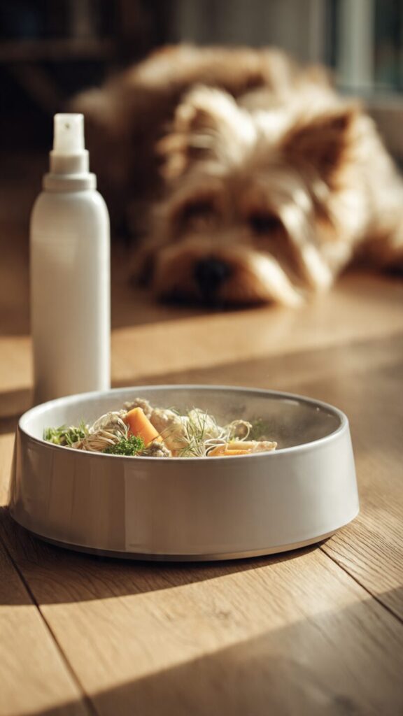 BARF-Menü und HOCL Sprühflasche – hygienische Sicherheit beim rohen Fleisch für Hunde