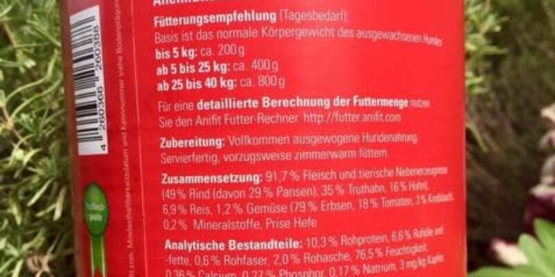 Futtermittel Deklaration-Verstehen!